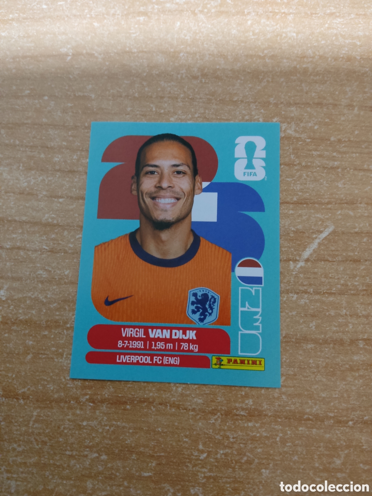 Cromos de f&uacute;tbol: 3 VAN DIJK PAISES BAJOS FIFA WORLD CUP 2026