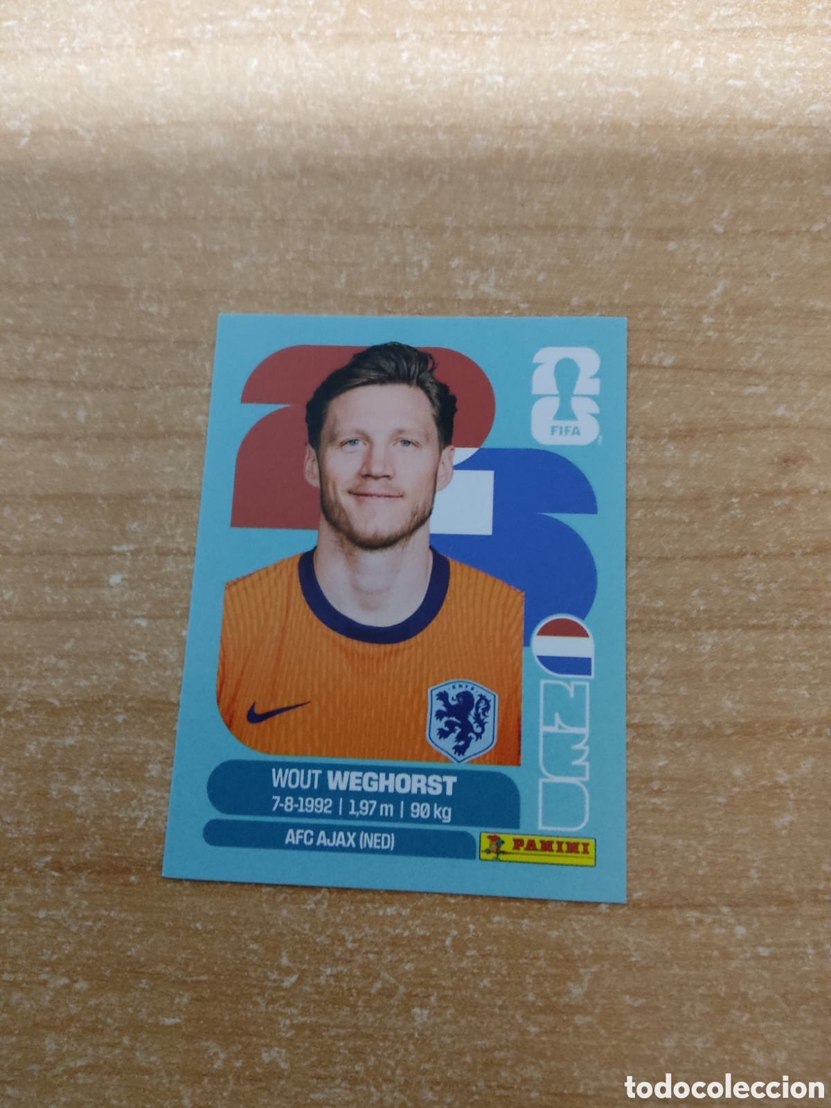 Cromos de f&uacute;tbol: 19 WEGHORST PAISES BAJOS FIFA WORLD CUP 2026