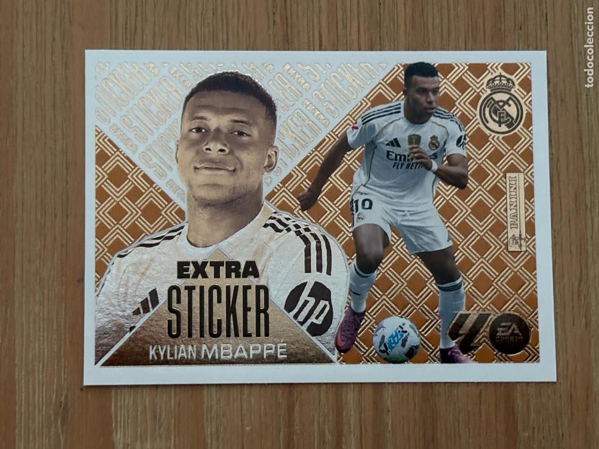 Fu&szlig;ball-Sticker: Cromo KYLIAN MBAPPE Extra Sticker BRONCE 2026-27 26-27