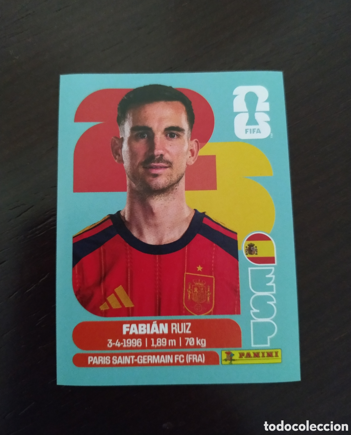 Fu&szlig;ball-Sticker: ESP 12 FABIAN RUIZ ESP12 ESPA&Ntilde;A PANINI FIFA MUNDIAL WORLD CUP 26 2026 STICKER