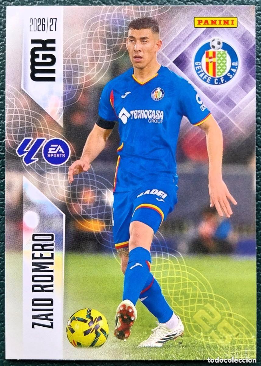 Fu&szlig;ball-Sticker: 188 ZAID ROMERO GETAFE CF FICHAS ALBUM MEGACRACKS 2026 2027 MGK 26 27