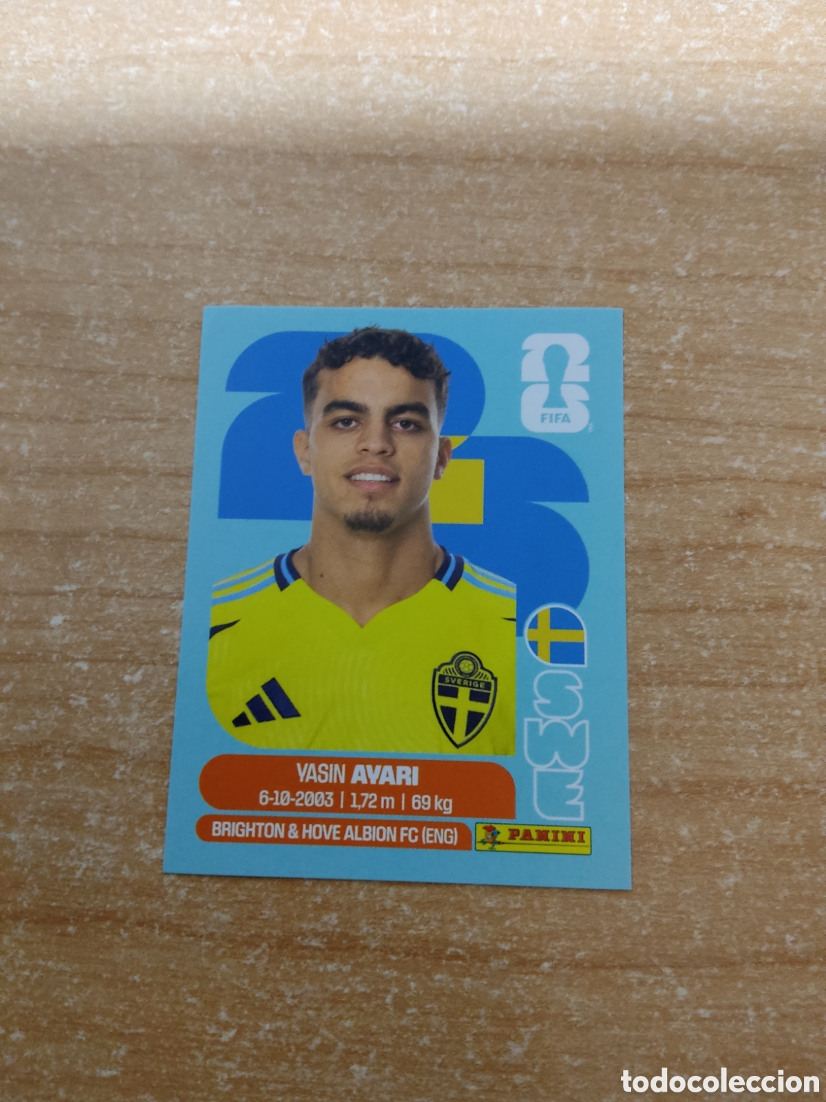 Fu&szlig;ball-Sticker: 11 AYARI SUECIA FIFA WORLD CUP 2026