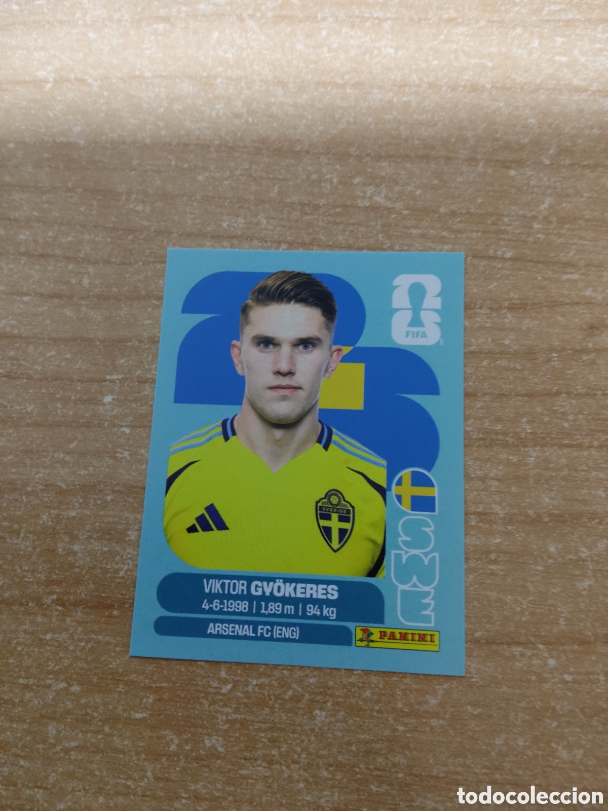Fu&szlig;ball-Sticker: 20 GYOKERES SUECIA FIFA WORLD CUP 2026