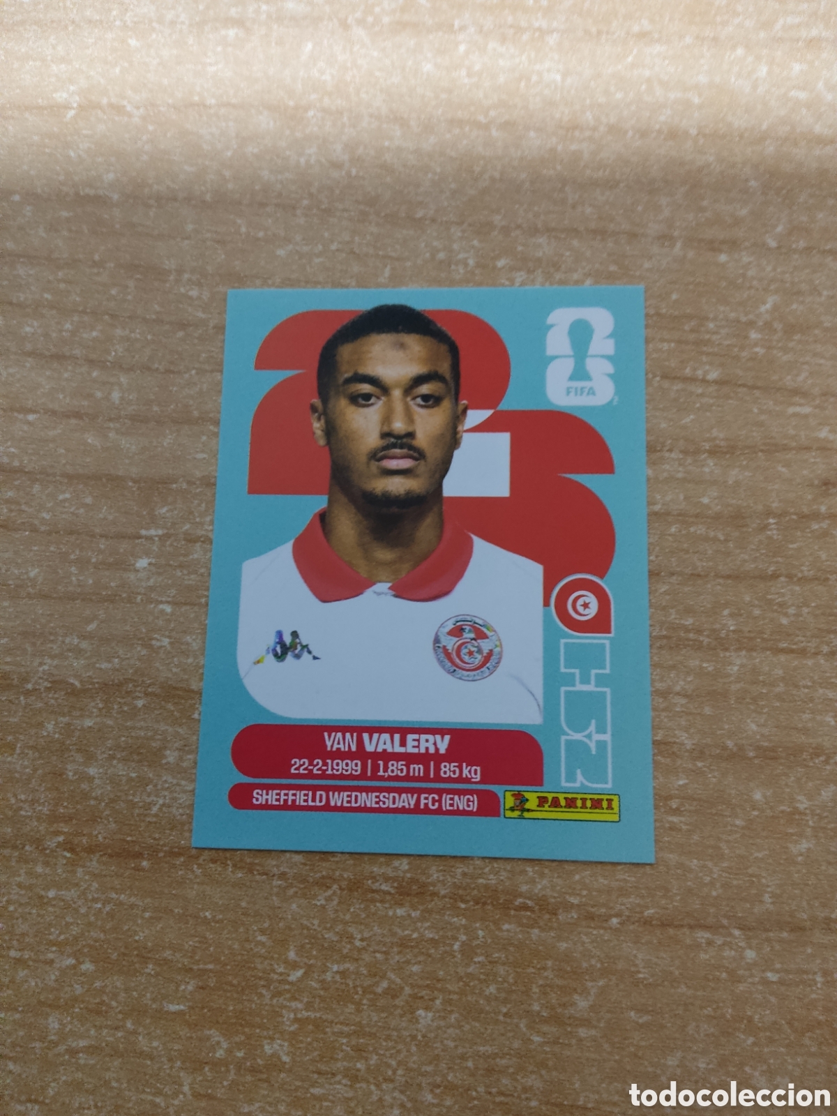 Cromos de f&uacute;tbol: 4 VALERY TUNEZ FIFA WORLD CUP 2026