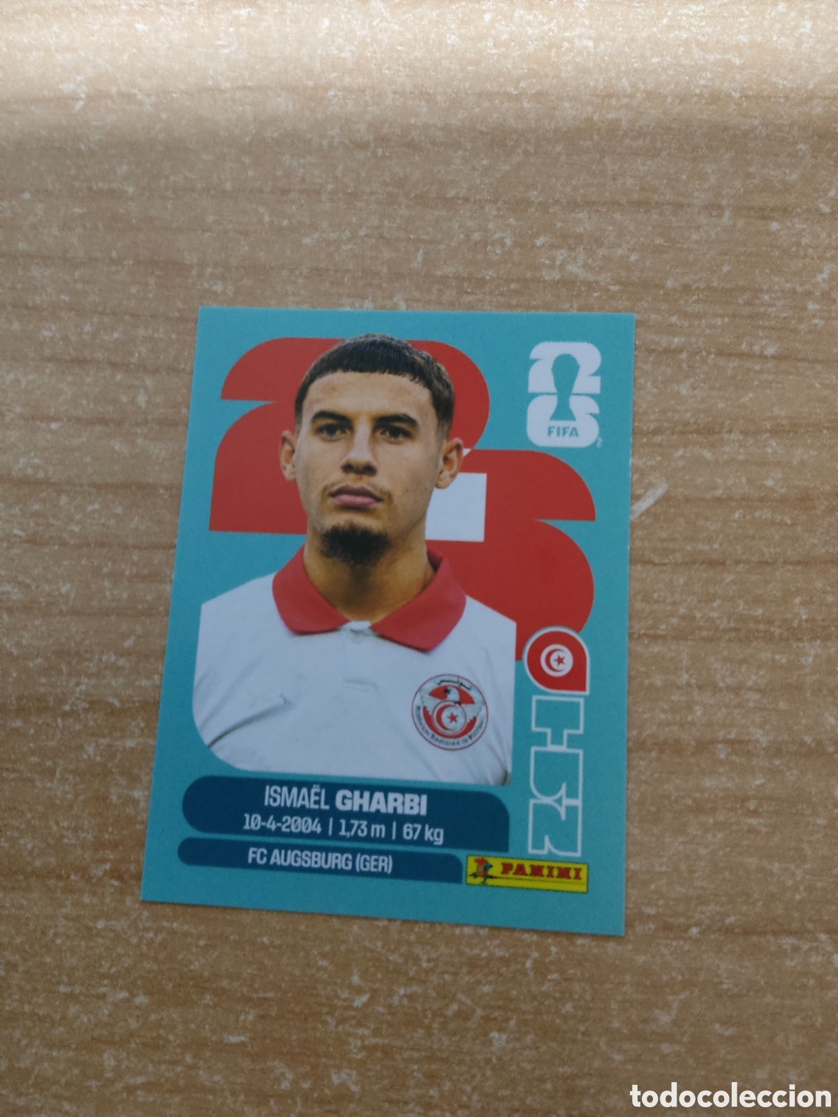 Cromos de f&uacute;tbol: 18 GHARBI TUNEZ FIFA WORLD CUP 2026