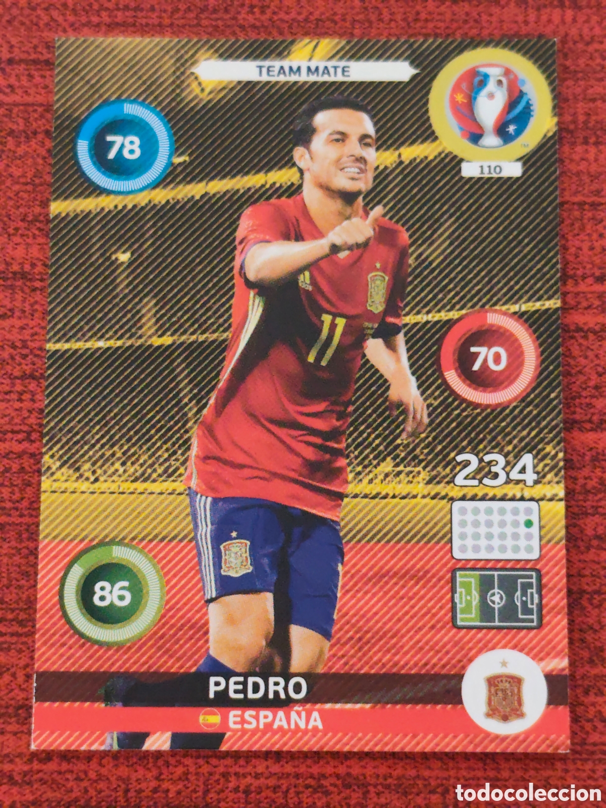 Cromos de f&uacute;tbol: 110 PEDRO ESPA&Ntilde;A EURO 2016 ADRENALYN XL