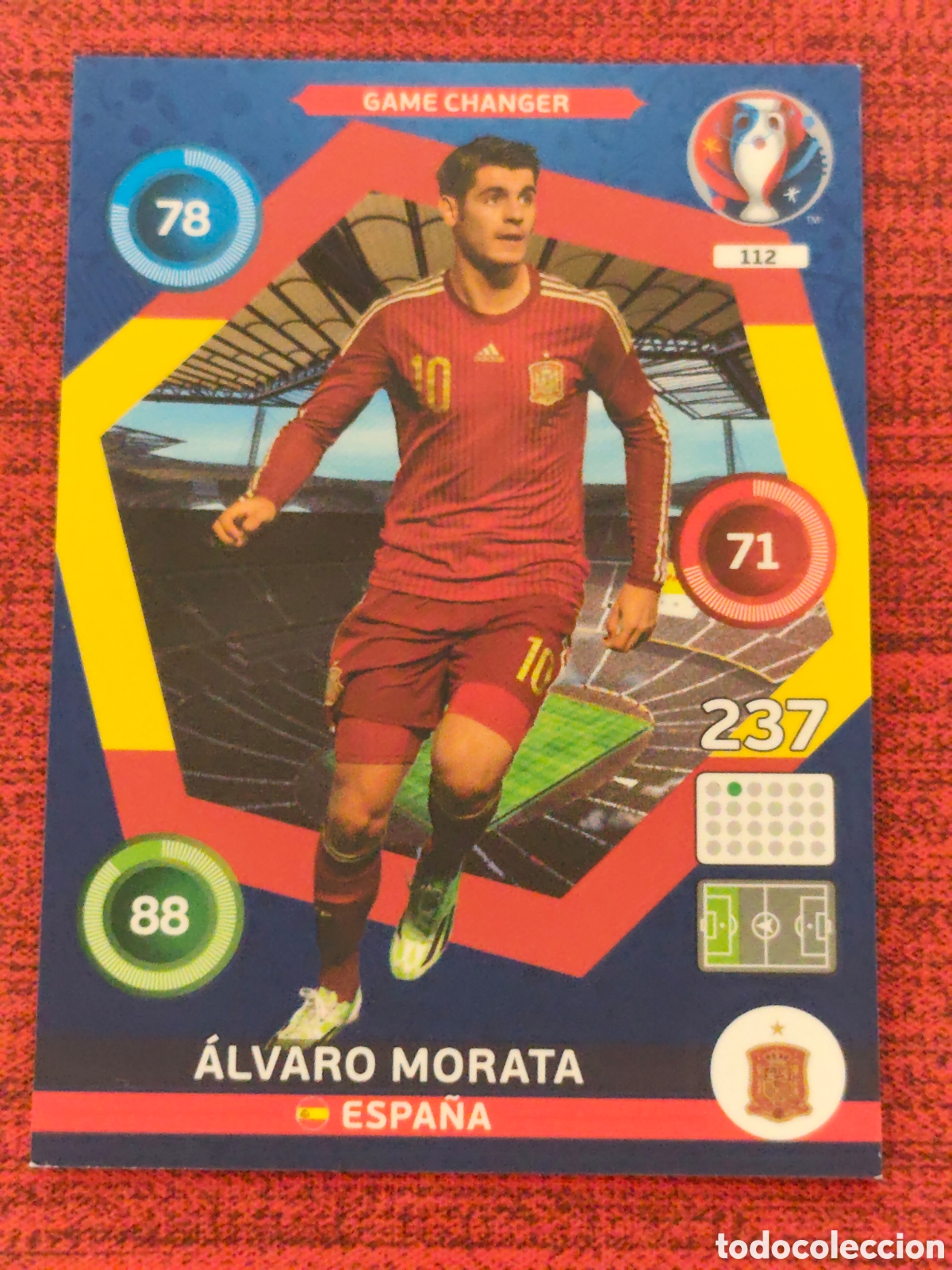 Cromos de Futebol: 112 MORATA ESPA&Ntilde;A EURO 2016 ADRENALYN XL