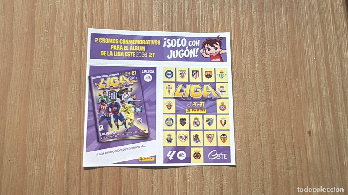 Cromos de f&uacute;tbol: Cromos Conmemorativos LIGA ESTE Jug&oacute;n / PANINI LIGA ESTE 2026-2027 26-27