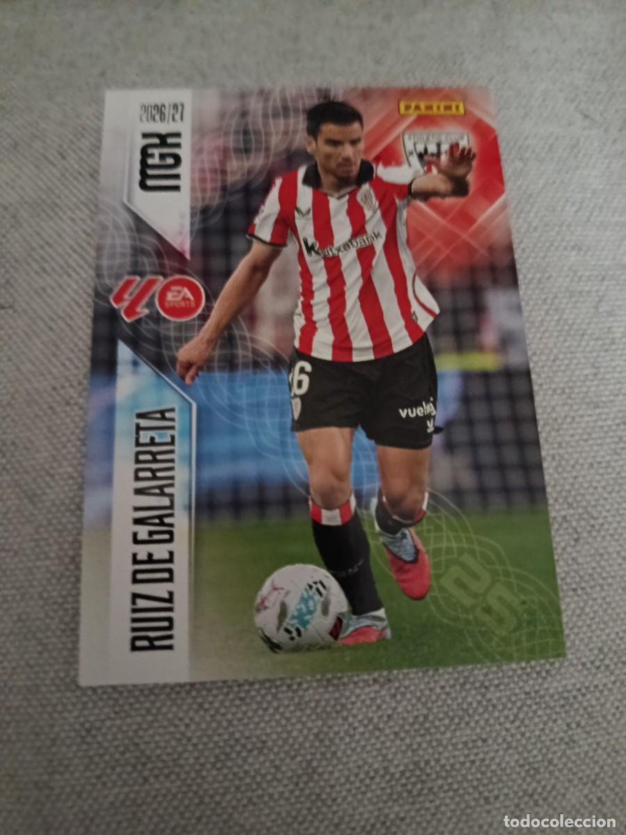 Cromos de f&uacute;tbol: Megacracks 26/27. 45- Ru&iacute;z de Galarreta. Athletic de Bilbao.