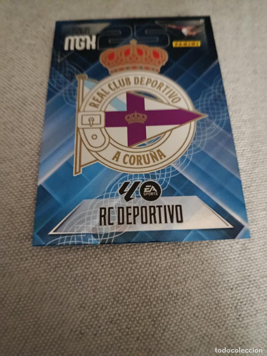 Cromos de f&uacute;tbol: Megacracks 26/27. 127- Escudo. Deportivo.