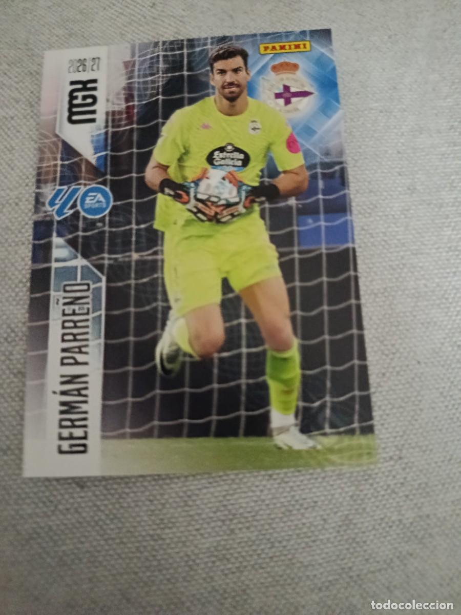 Cromos de f&uacute;tbol: Megacracks 26/27. 129- Germ&aacute;n Parre&ntilde;o. Deportivo.