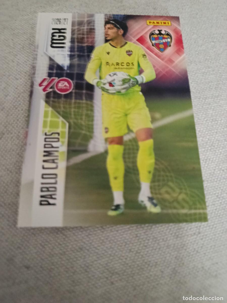 Cromos de f&uacute;tbol: Megacracks 26/27. 201- Pablo Campos. Levante.