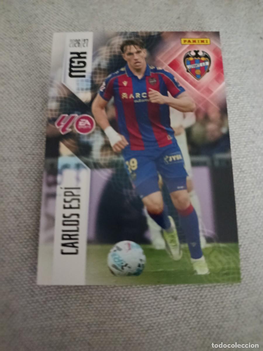 Cromos de f&uacute;tbol: Megacracks 26/27. 215- Carlos Esp&iacute;. Levante.