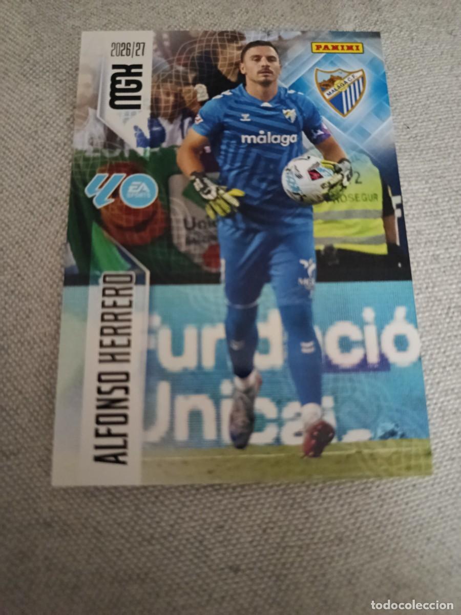 Cromos de f&uacute;tbol: Megacracks 26/27. 236- Alfonso Herrero. M&aacute;laga.