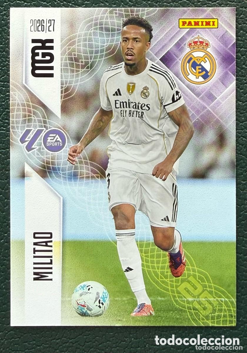 Cromos de f&uacute;tbol: 221 MILITAO REAL MADRID FICHAS ALBUM MEGACRACKS 2026 2027 MGK 26 27
