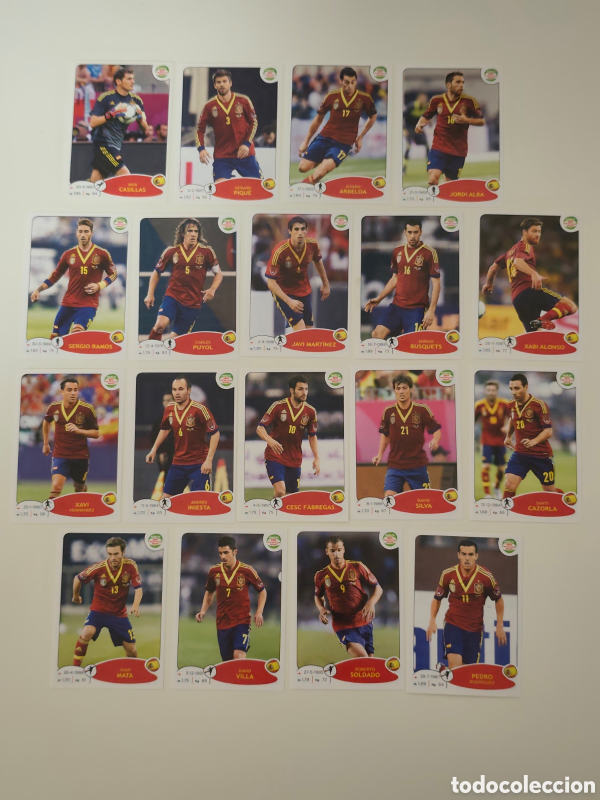 Cromos de f&uacute;tbol: ESPA&Ntilde;A 18 STICKERS ROAD TO BRAZIL 2014 PANINI