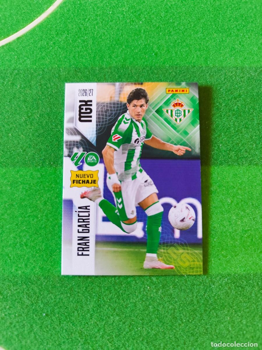 Cromos de f&uacute;tbol: 455 Fran Garc&iacute;a Nuevo fichaje Megacracks 2026/27 MGK 26/27
