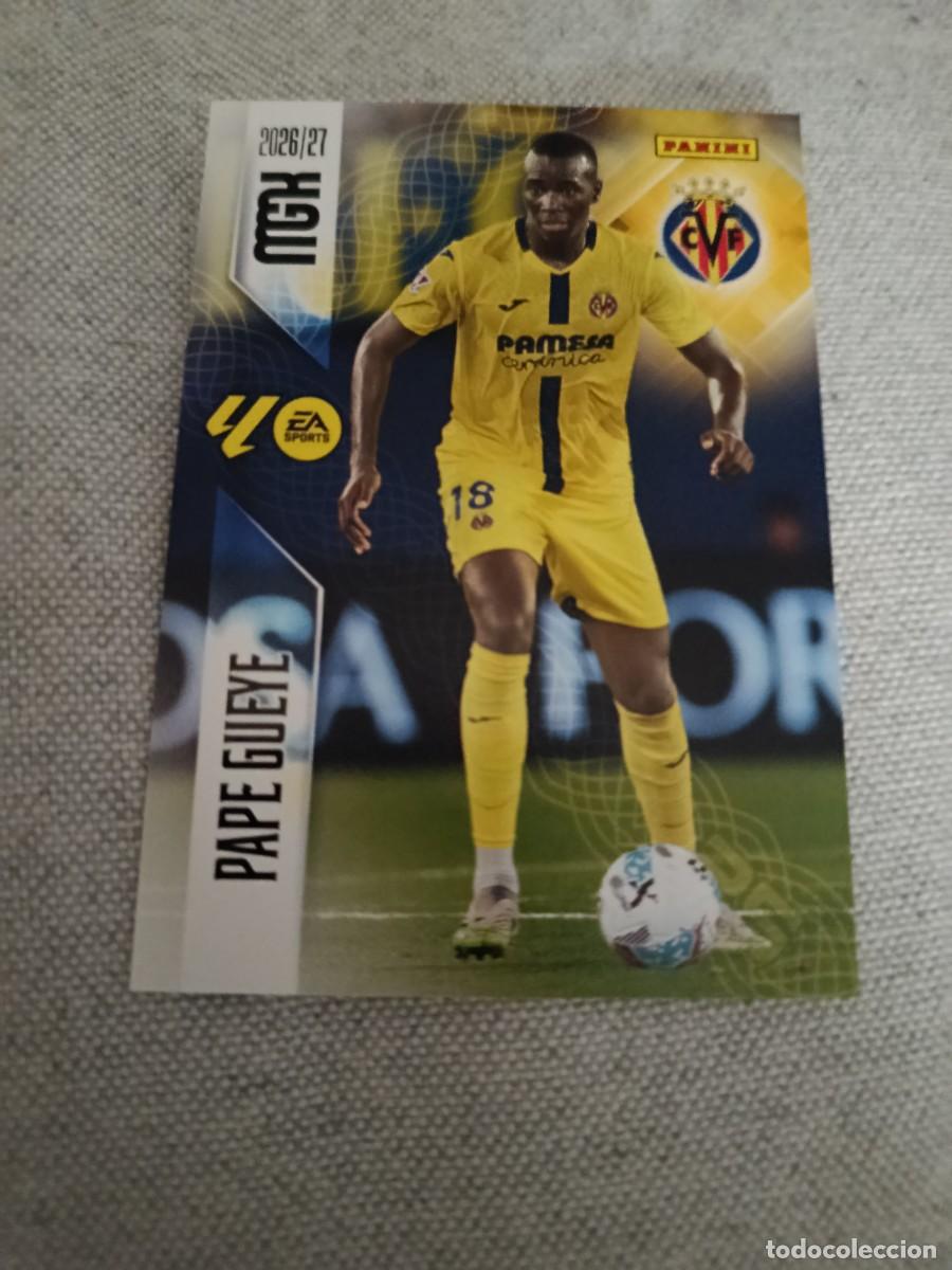 Cromos de f&uacute;tbol: Megacracks 26/27. 372- Pape Gueye. Villarreal.