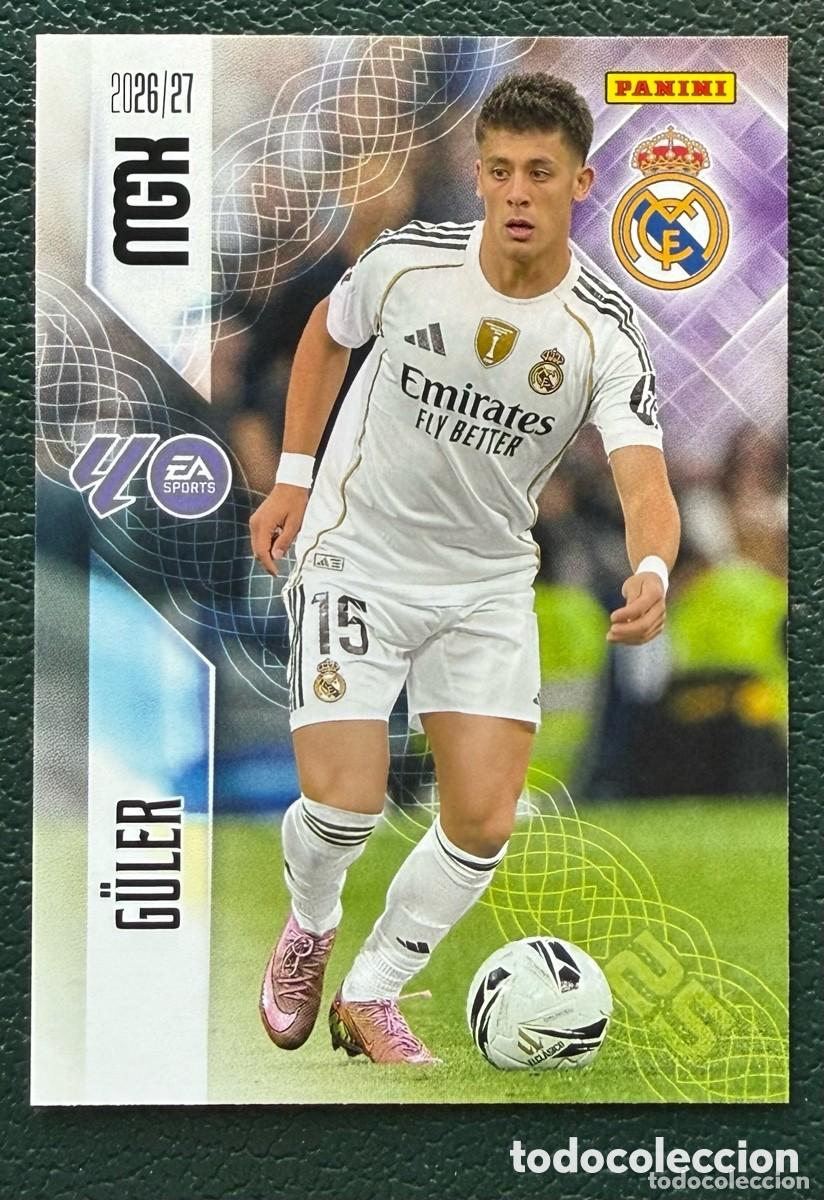 Cromos de f&uacute;tbol: 229 GULER REAL MADRID FICHAS ALBUM MEGACRACKS 2026 2027 MGK 26 27