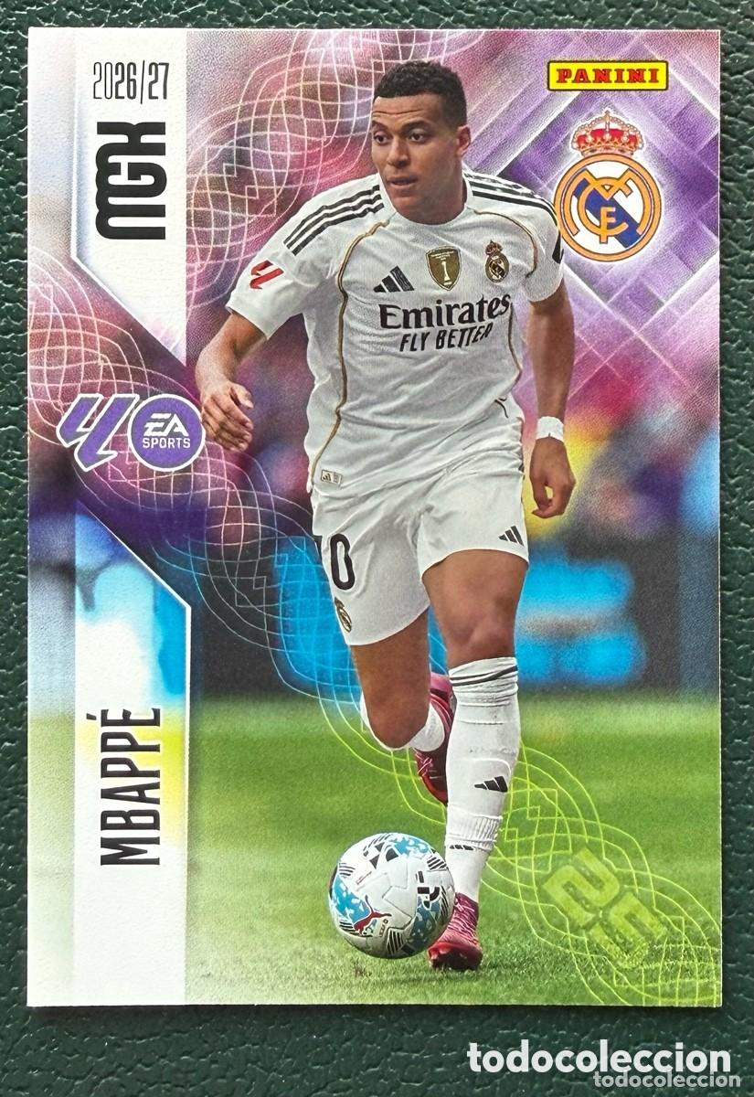 Cromos de f&uacute;tbol: 232 MBAPPE REAL MADRID FICHAS ALBUM MEGACRACKS 2026 2027 MGK 26 27