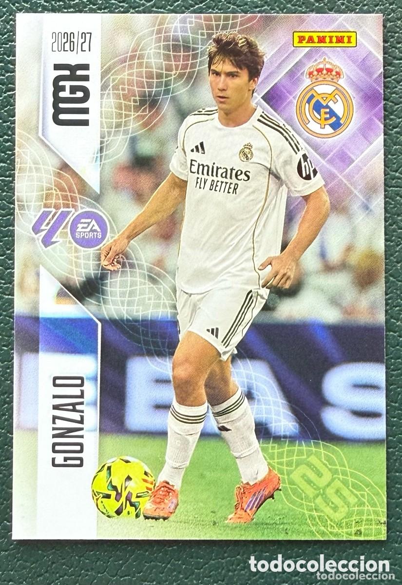 Cromos de f&uacute;tbol: 233 GONZALO REAL MADRID FICHAS ALBUM MEGACRACKS 2026 2027 MGK 26 27