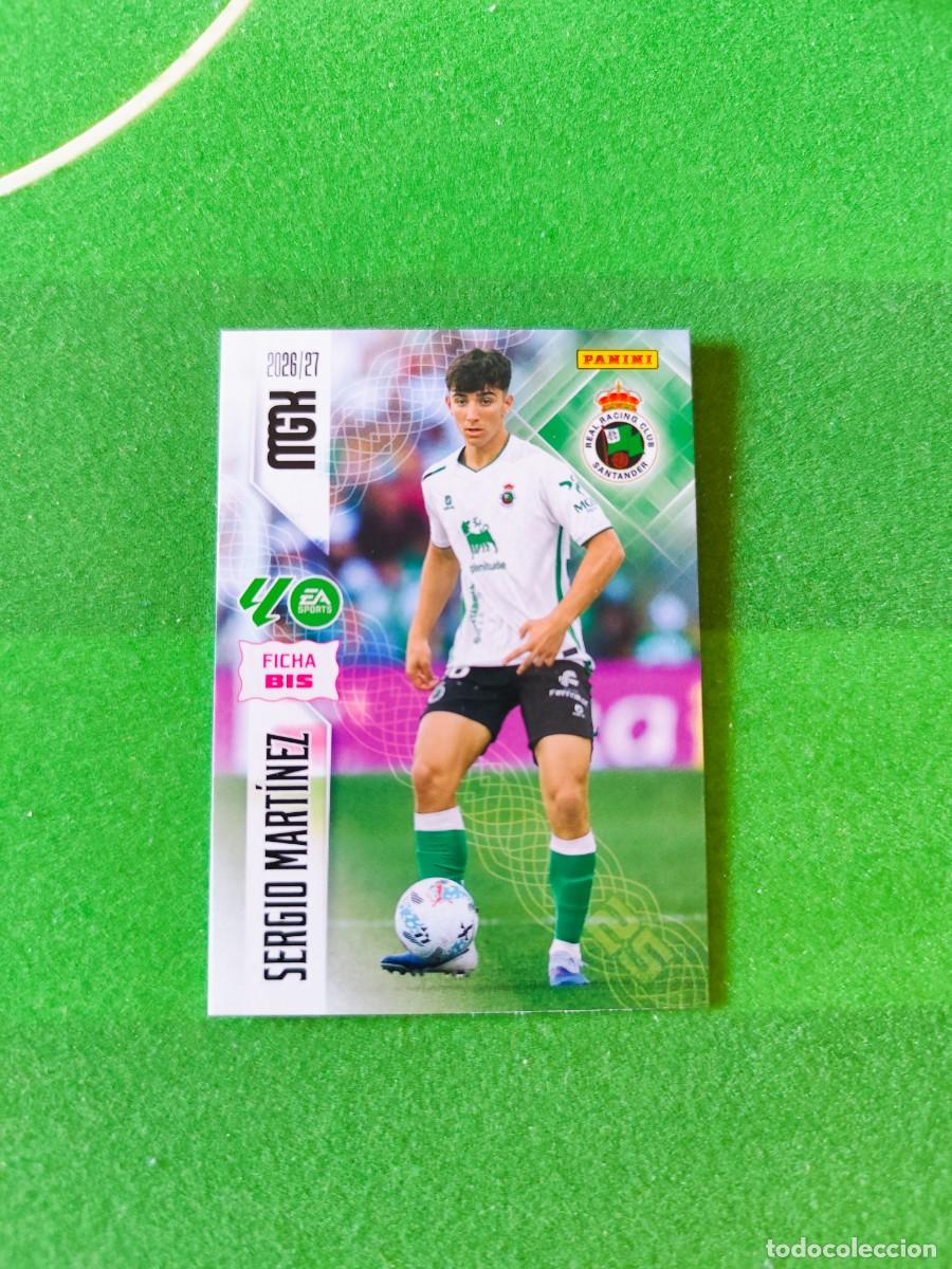 Cromos de f&uacute;tbol: 283 Bis Sergio Mart&iacute;nez Racing de Santander 2&ordf; Edici&oacute;n Megacracks 2026/27 MGK 26/27