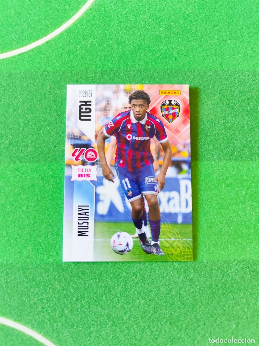 Cromos de f&uacute;tbol: 215 Bis Musuayi Levante 2&ordf; Edici&oacute;n Megacracks 2026/27 MGK 26/27