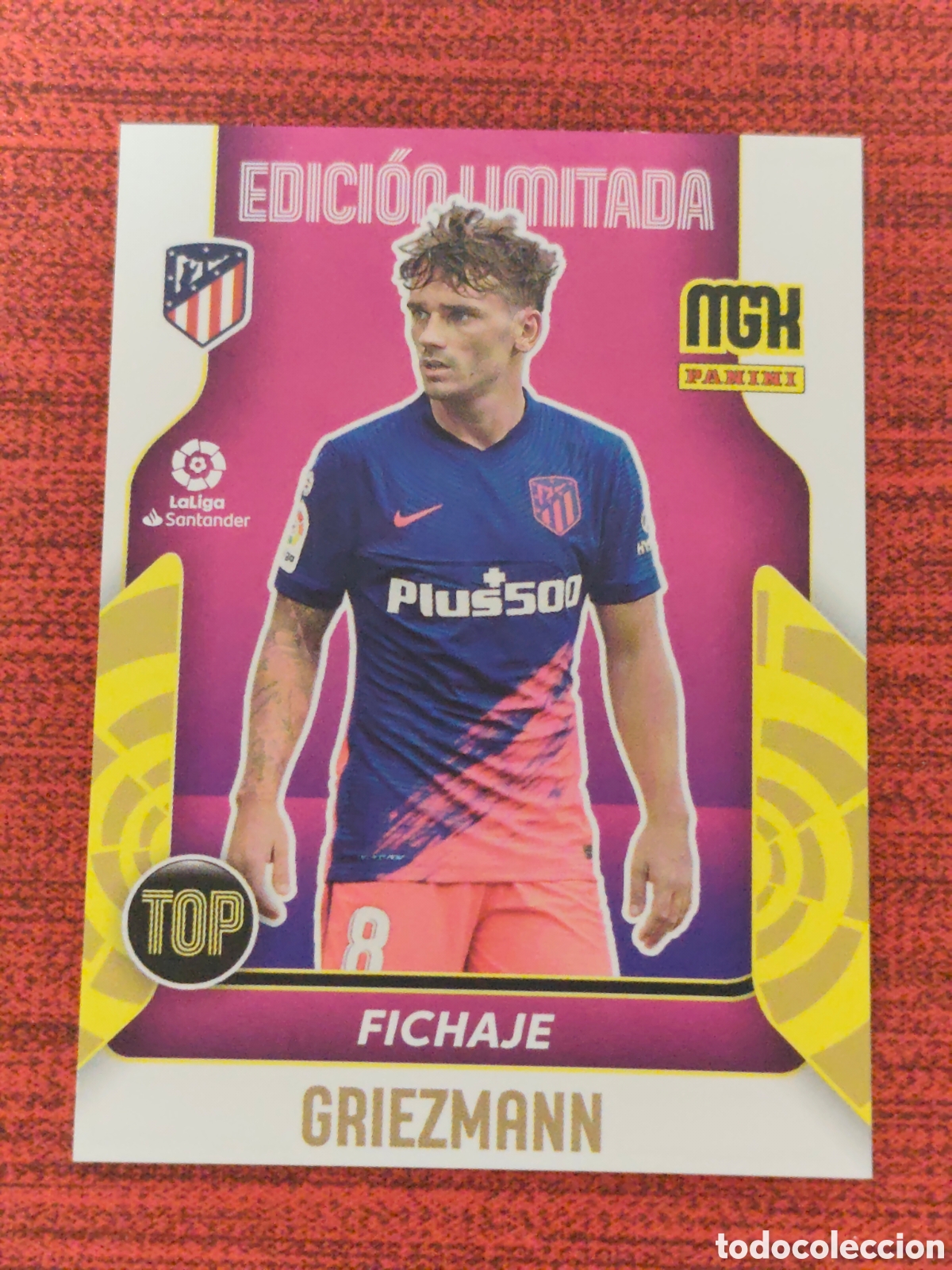Cromos de f&uacute;tbol: EDICI&Oacute;N LIMITADA GRIEZMANN ATL&Eacute;TICO MADRID MEGACRACKS 2021 2022