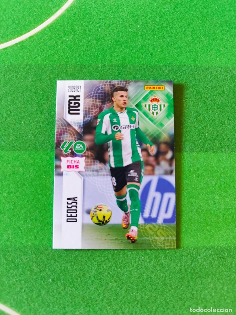 Cromos de f&uacute;tbol: 100 Bis Deossa Betis 2&ordf; Edici&oacute;n Megacracks 2026/27 MGK 26/27