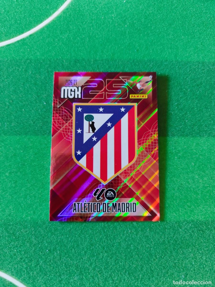 Cromos de f&uacute;tbol: 55 Escudo Atl&eacute;tico de Madrid 2&ordf; Edici&oacute;n Megacracks 2026/27 MGK 26/27