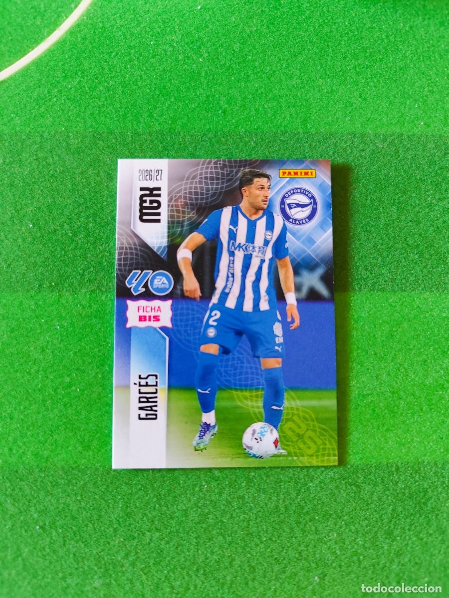 Cromos de f&uacute;tbol: 25 Bis Garc&eacute;s Alav&eacute;s 2&ordf; Edici&oacute;n Megacracks 2026/27 MGK 26/27