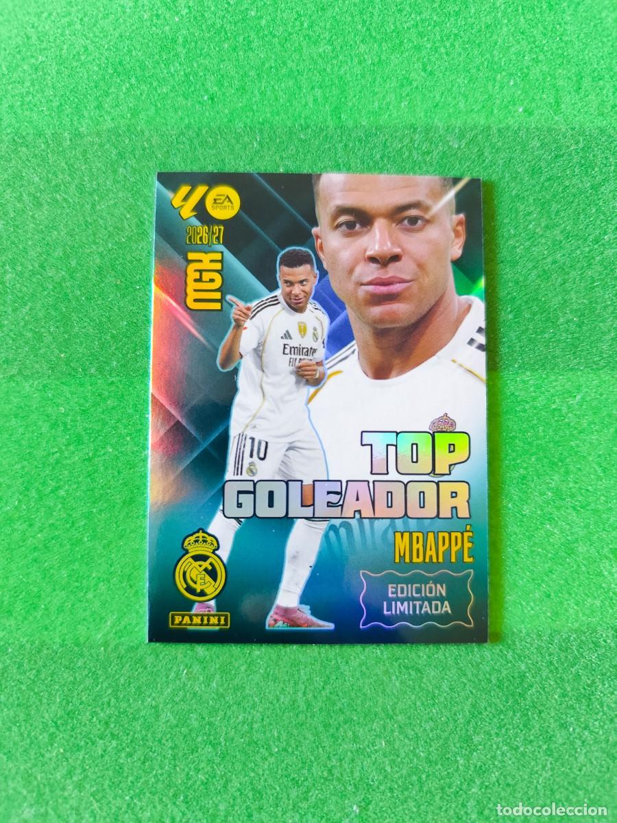 Cromos de f&uacute;tbol: Mbappe Top Goleador Edici&oacute;n limitada Megacracks 2026/27 MGK 26/27
