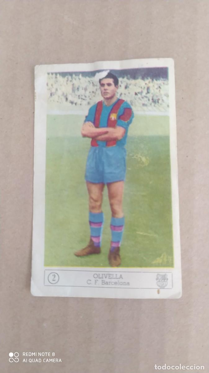 Cromos de f&uacute;tbol: BARCELONA 2 OLIVELLA FERCA 1959 1960 - 59 60 -C7