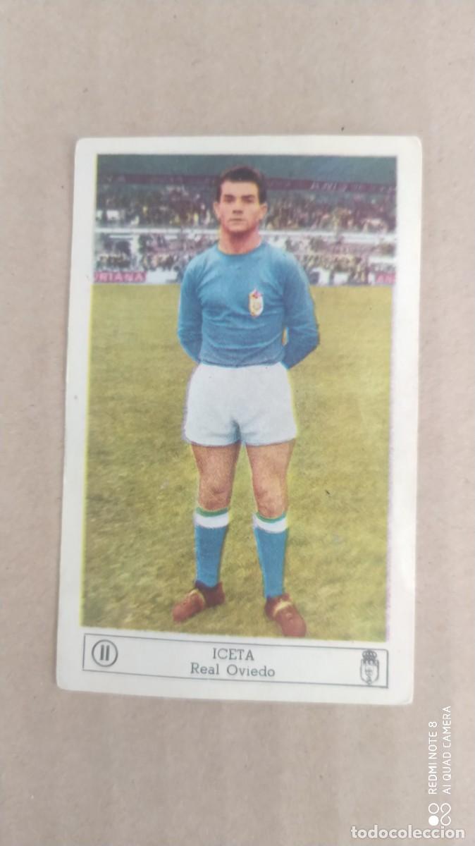 Cromos de f&uacute;tbol: OVIEDO 11 ICETA FERCA 1959 1960 - 59 60 NUNCA PEGADO -C7