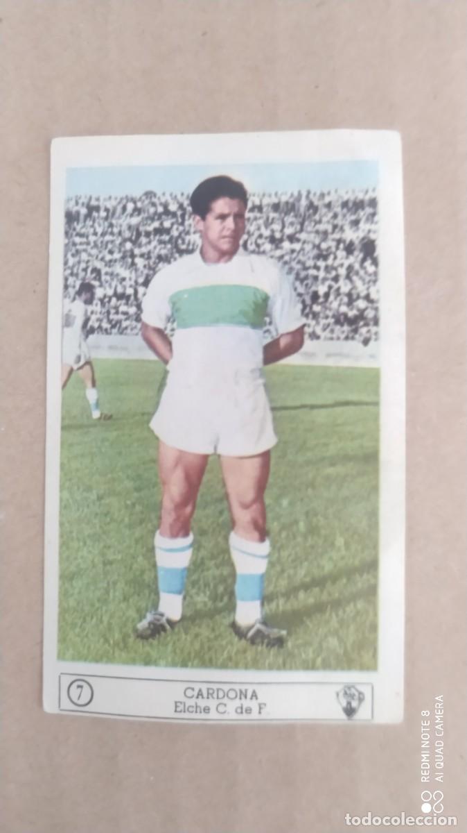 Cromos de f&uacute;tbol: ELCHE 7 CARDONA FERCA 1959 1960 - 59 60 NUNCA PEGADO -C7