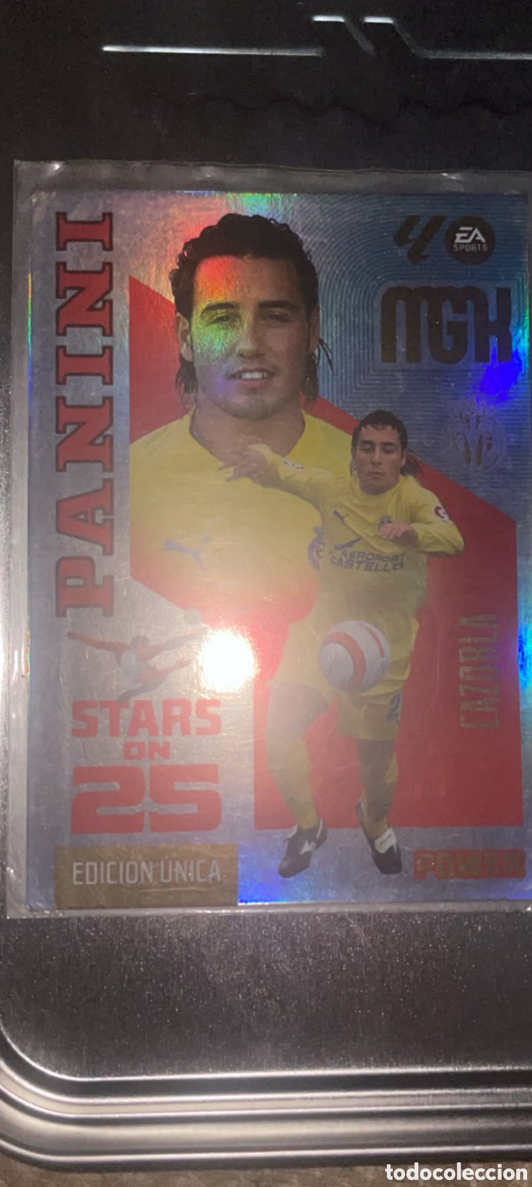Cromos de f&uacute;tbol: ​4. Santi Cazorla ​T&iacute;tulo: Cromo Santi Cazorla - Panini Stars On 25 - Edici&oacute;n &Uacute;nica - Villarre