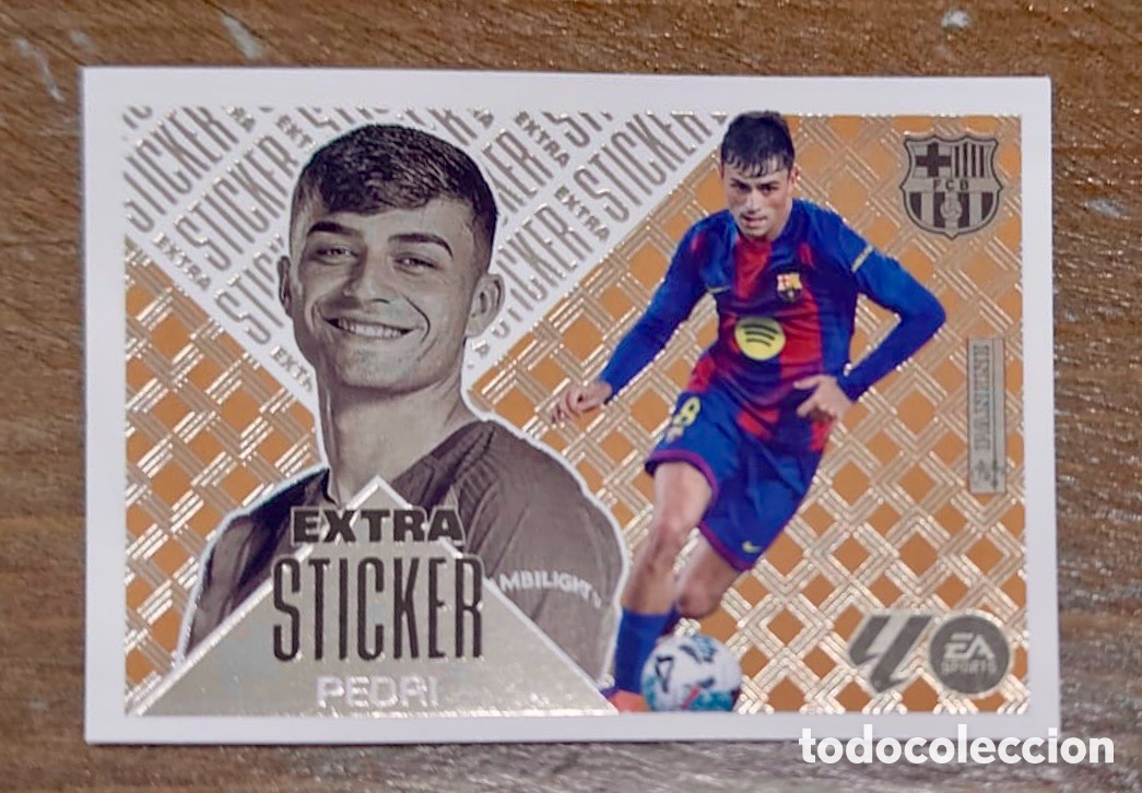 Cromos de f&uacute;tbol: Pedri Extra Sticker Bronce Liga Este 26 27