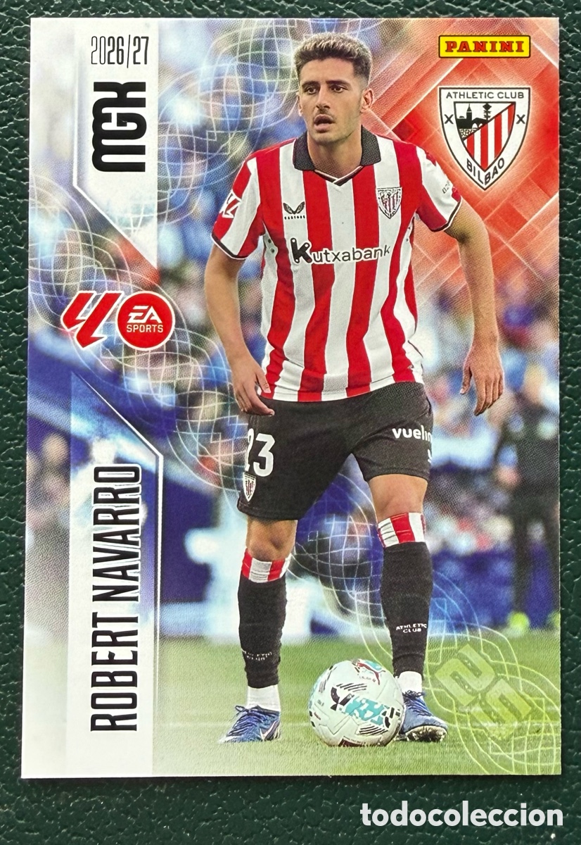 Figurine di Calcio: 51 ROBERT NAVARRO ATHLETIC DE BILBAO FICHAS ALBUM MEGACRACKS 2026 2027 MGK 26 27
