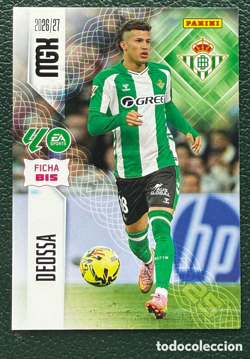 Fu&szlig;ball-Sticker: 100 BIS DEOSSA REAL BETIS FICHAS ALBUM MEGACRACKS 2026 2027 MGK 26 27