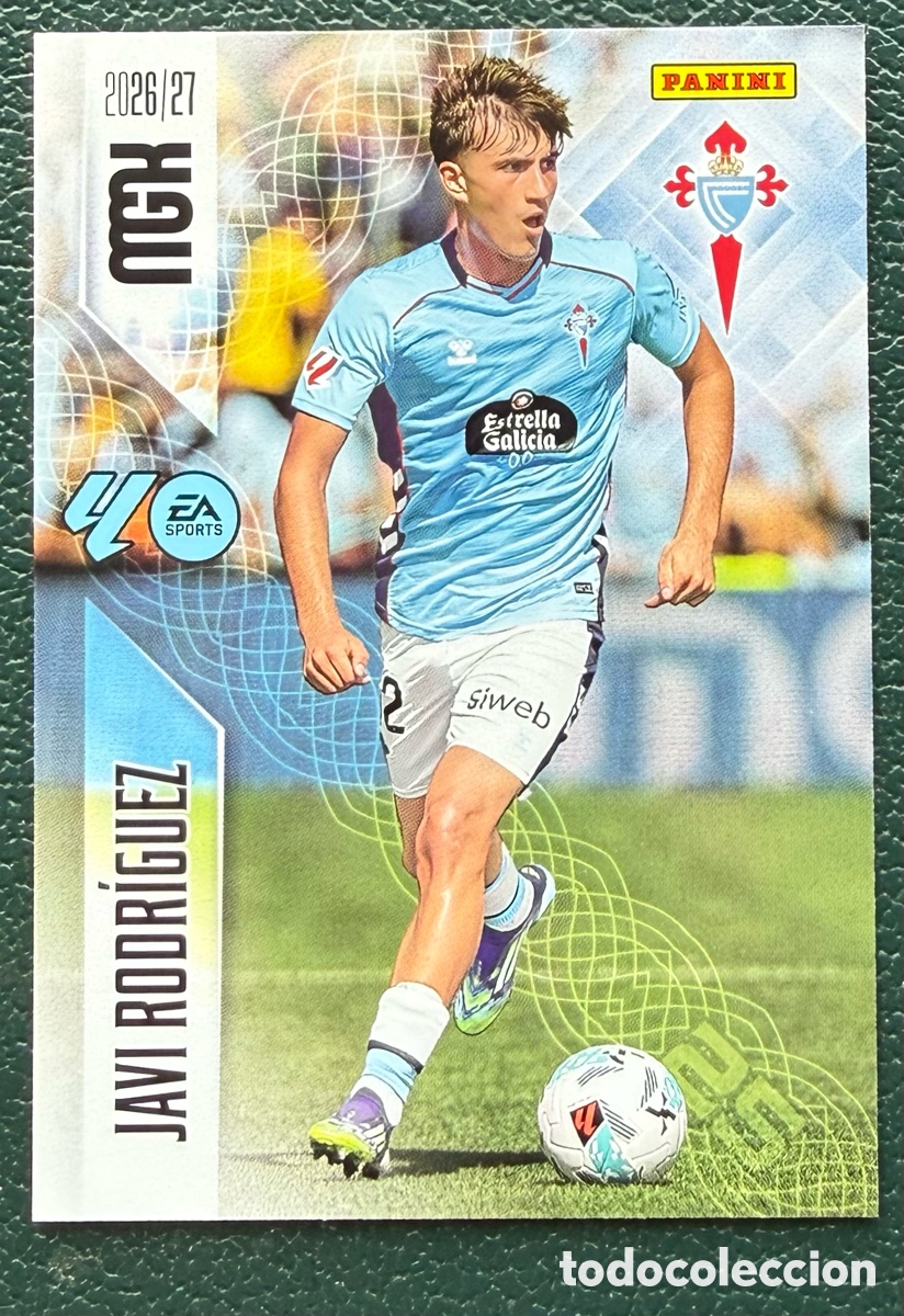 Fu&szlig;ball-Sticker: 114 JAVI RODRIGUEZ CELTA DE VIGO FICHAS ALBUM MEGACRACKS 2026 2027 MGK 26 27