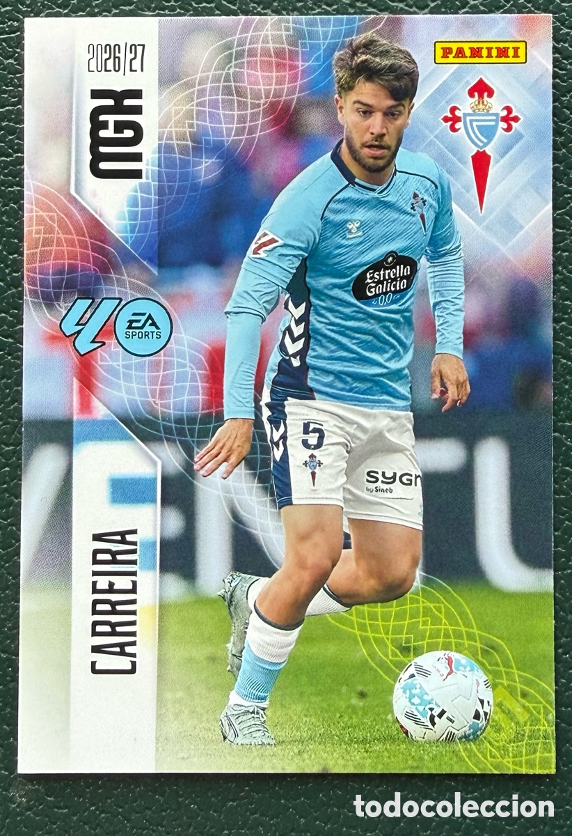 Fu&szlig;ball-Sticker: 117 CARREIRA CELTA DE VIGO FICHAS ALBUM MEGACRACKS 2026 2027 MGK 26 27