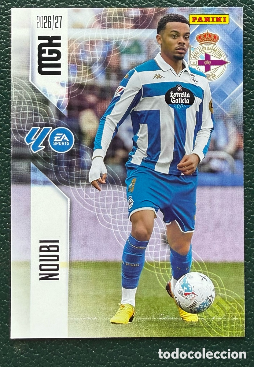 Fu&szlig;ball-Sticker: 132 NOUBI DEPORTIVO DE LA CORU&Ntilde;A FICHAS ALBUM MEGACRACKS 2026 2027 MGK 26 27