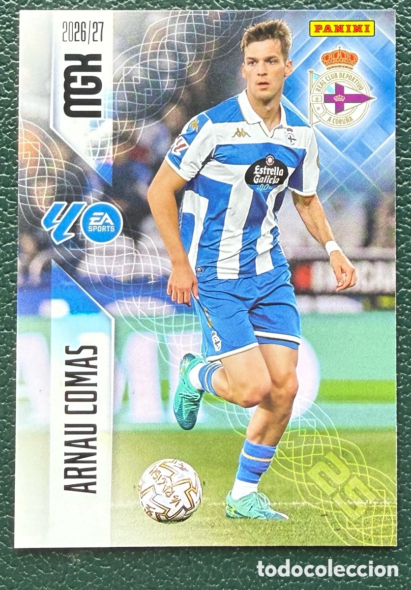 Fu&szlig;ball-Sticker: 134 ARNAU COMAS DEPORTIVO DE LA CORU&Ntilde;A FICHAS ALBUM MEGACRACKS 2026 2027 MGK 26 27