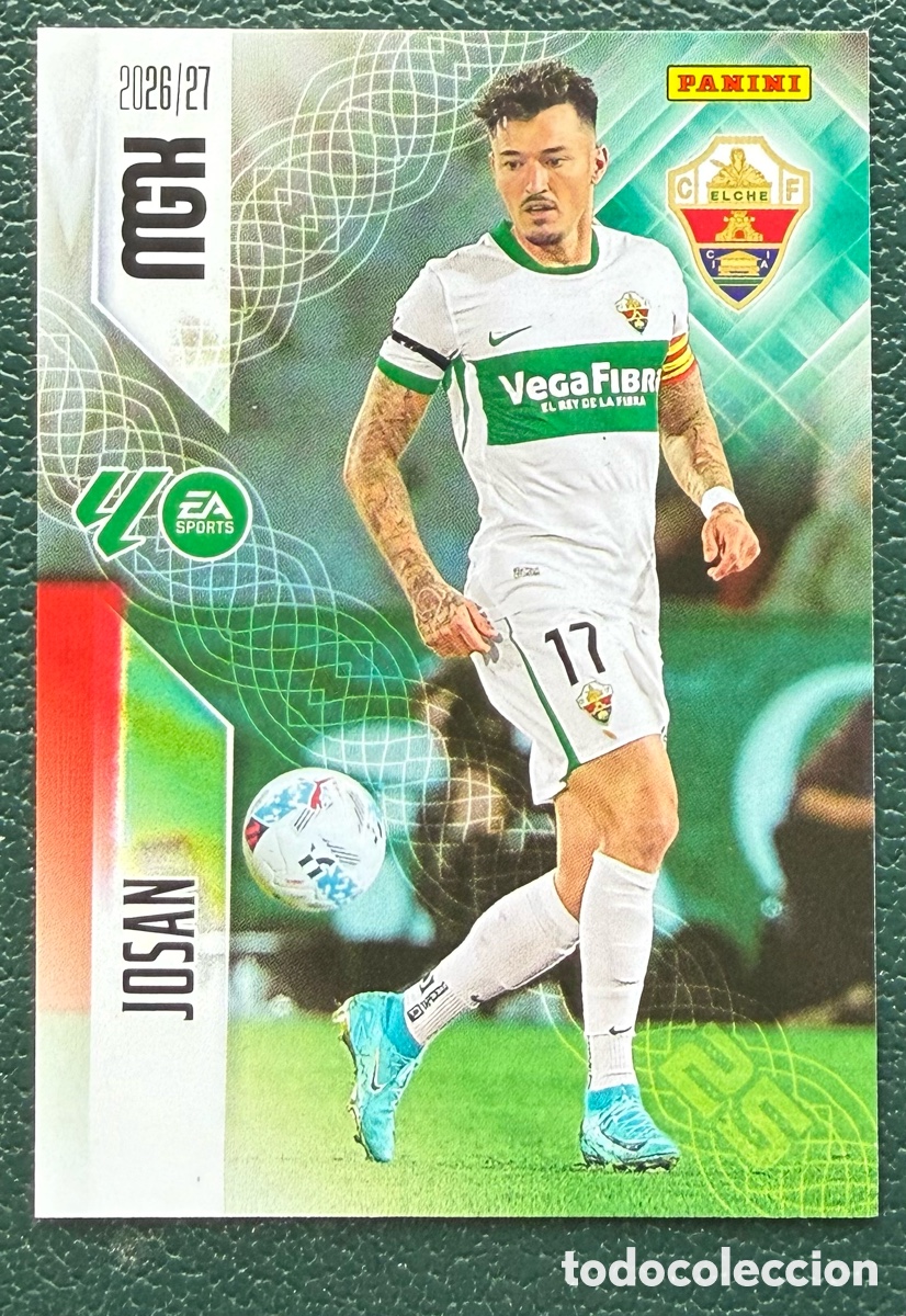 Cartes &agrave; collectionner de Football: 157 JOSAN ELCHE CF FICHAS ALBUM MEGACRACKS 2026 2027 MGK 26 27