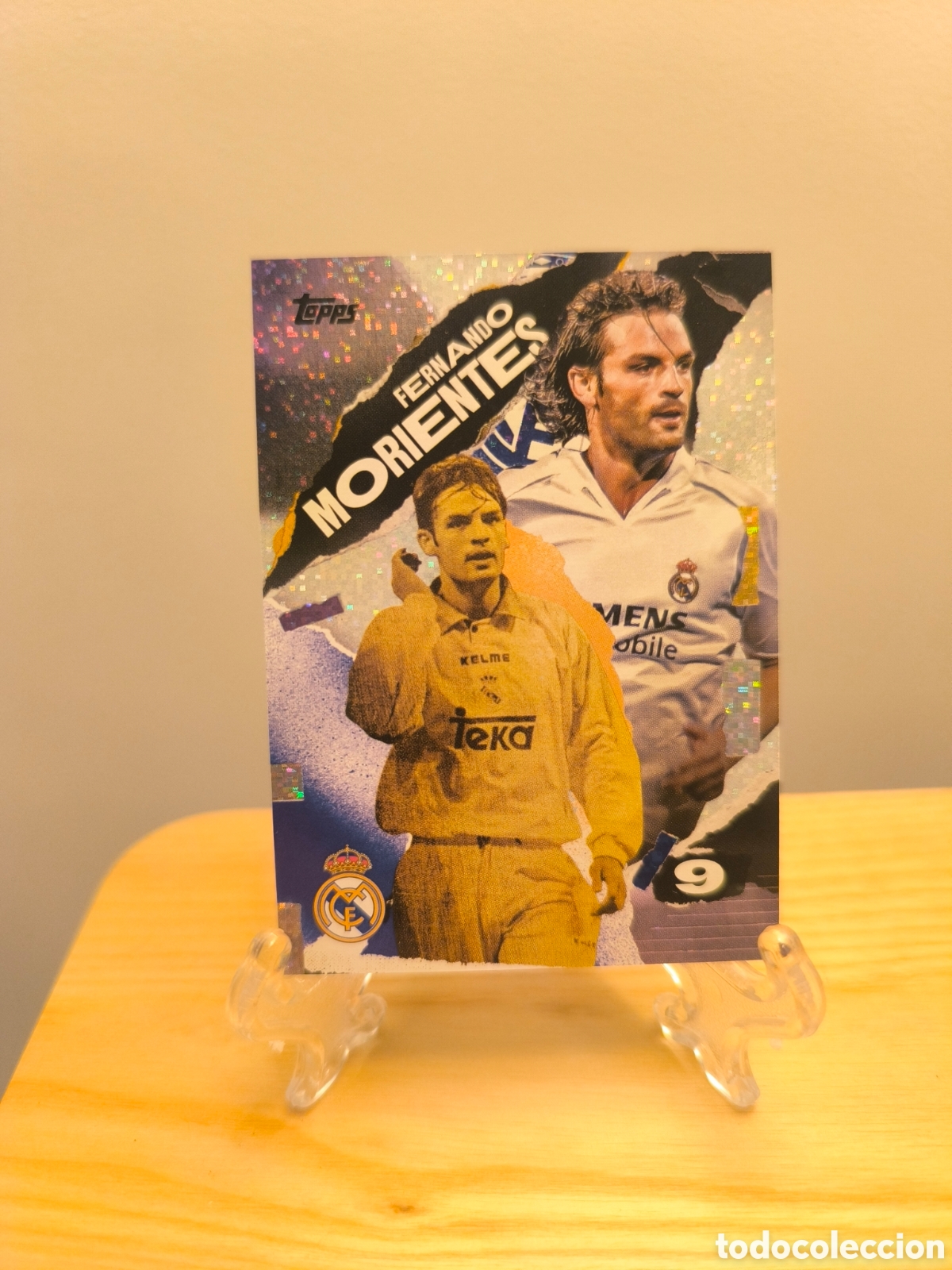 Cromos de f&uacute;tbol: Fernando Morientes Topps paralela Real Madrid
