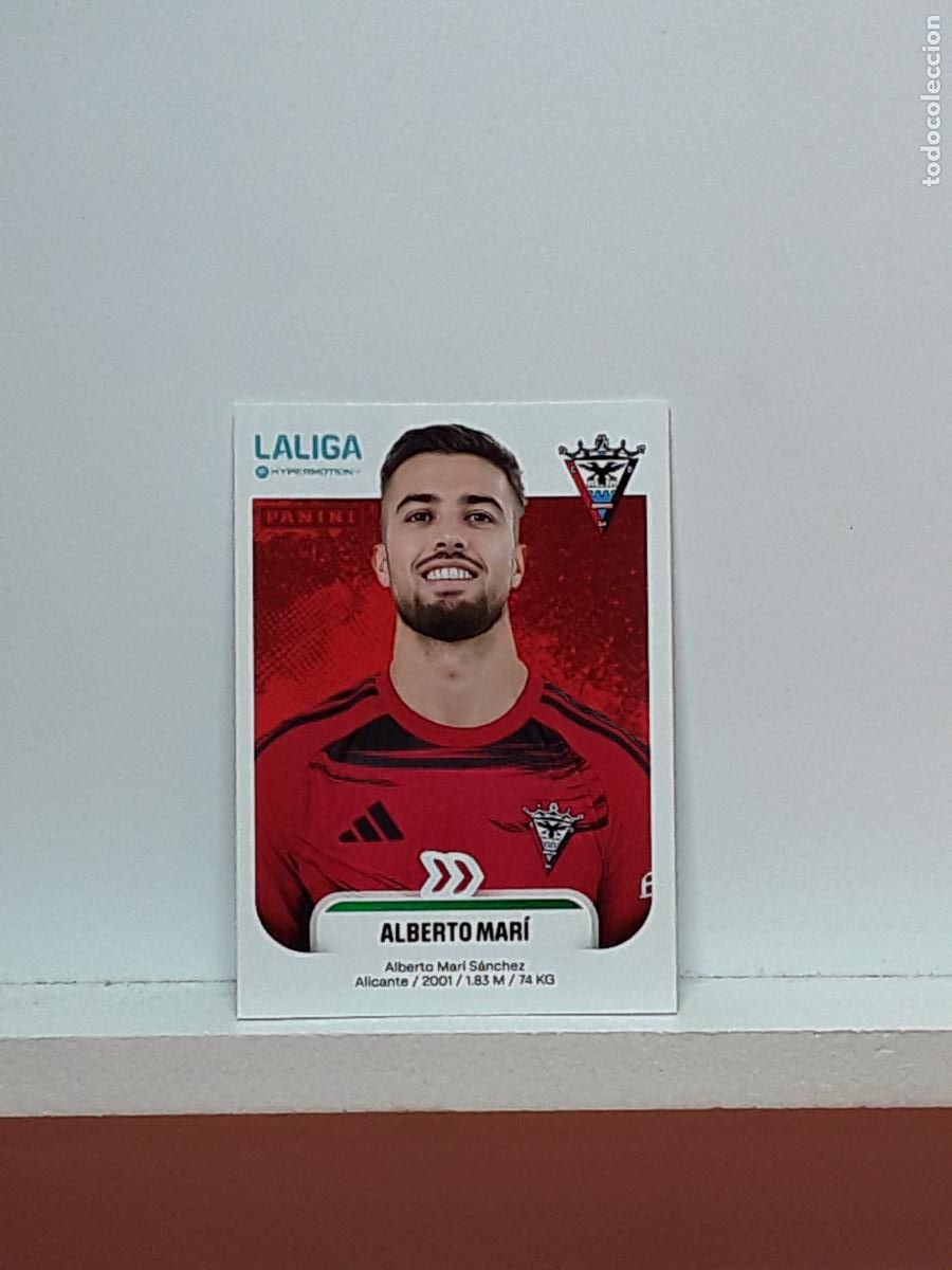 Cromos de f&uacute;tbol: LALIGA HYPERMOTION 2025 2026 25 26 ALBUM PANINI LIGA N 323 MIRANDES ALBERTO MARI