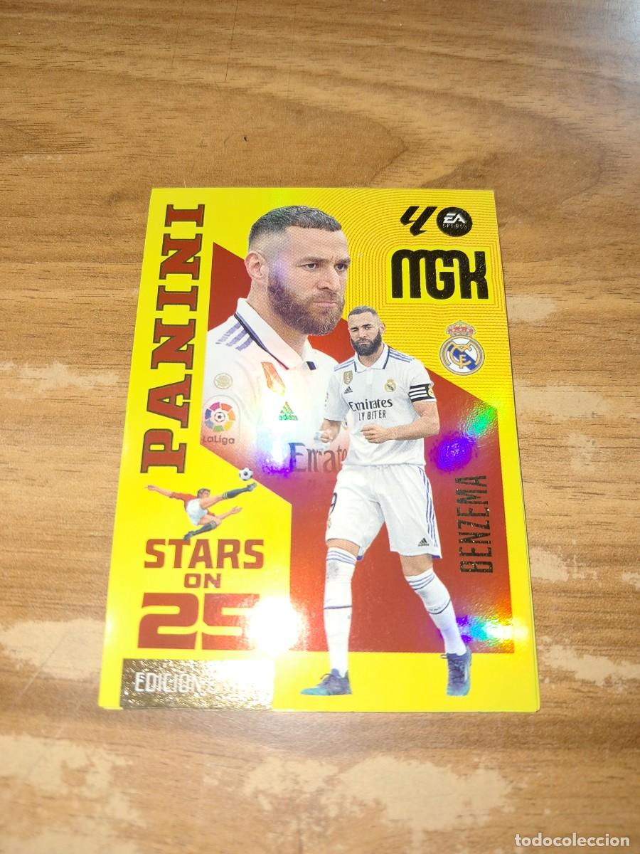 Cromos de f&uacute;tbol: CARD MEGACRACKS TEMPORADA 26/27: PANINI STARS ON 25 EDICI&Oacute;N &Uacute;NICA BENZEMA, N&deg; 441