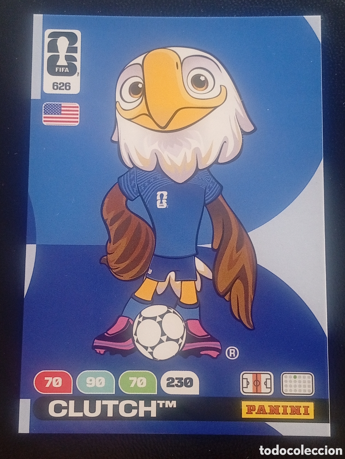 Cromos de f&uacute;tbol: 626 mascota CLUTCH ADRENALYN WORLD CUP 2026 MUNDIAL FUTBOL CROMO CARD