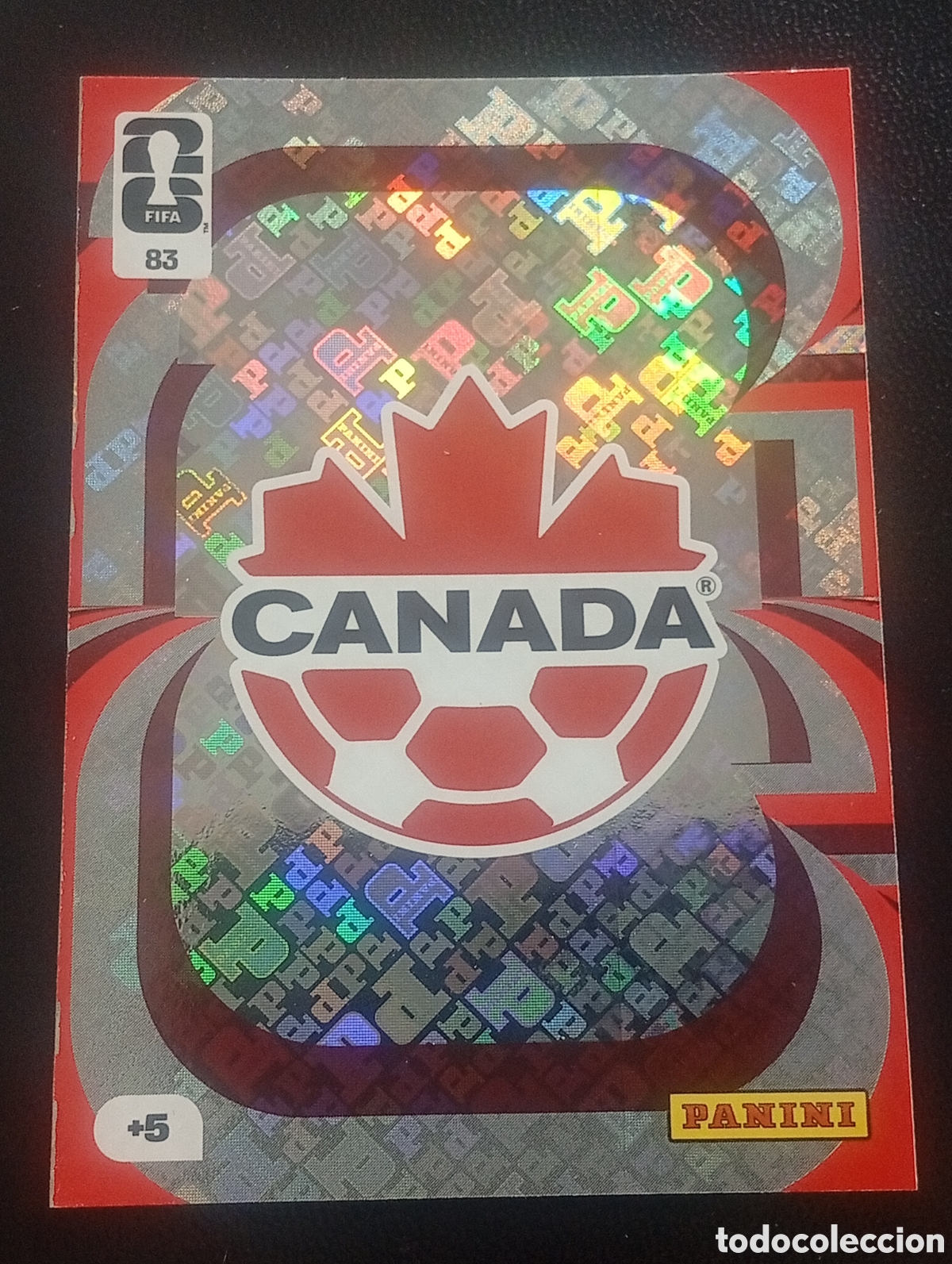 Cromos de f&uacute;tbol: 83 escudo CANADA ADRENALYN WORLD CUP 2026 MUNDIAL FUTBOL CROMO CARD