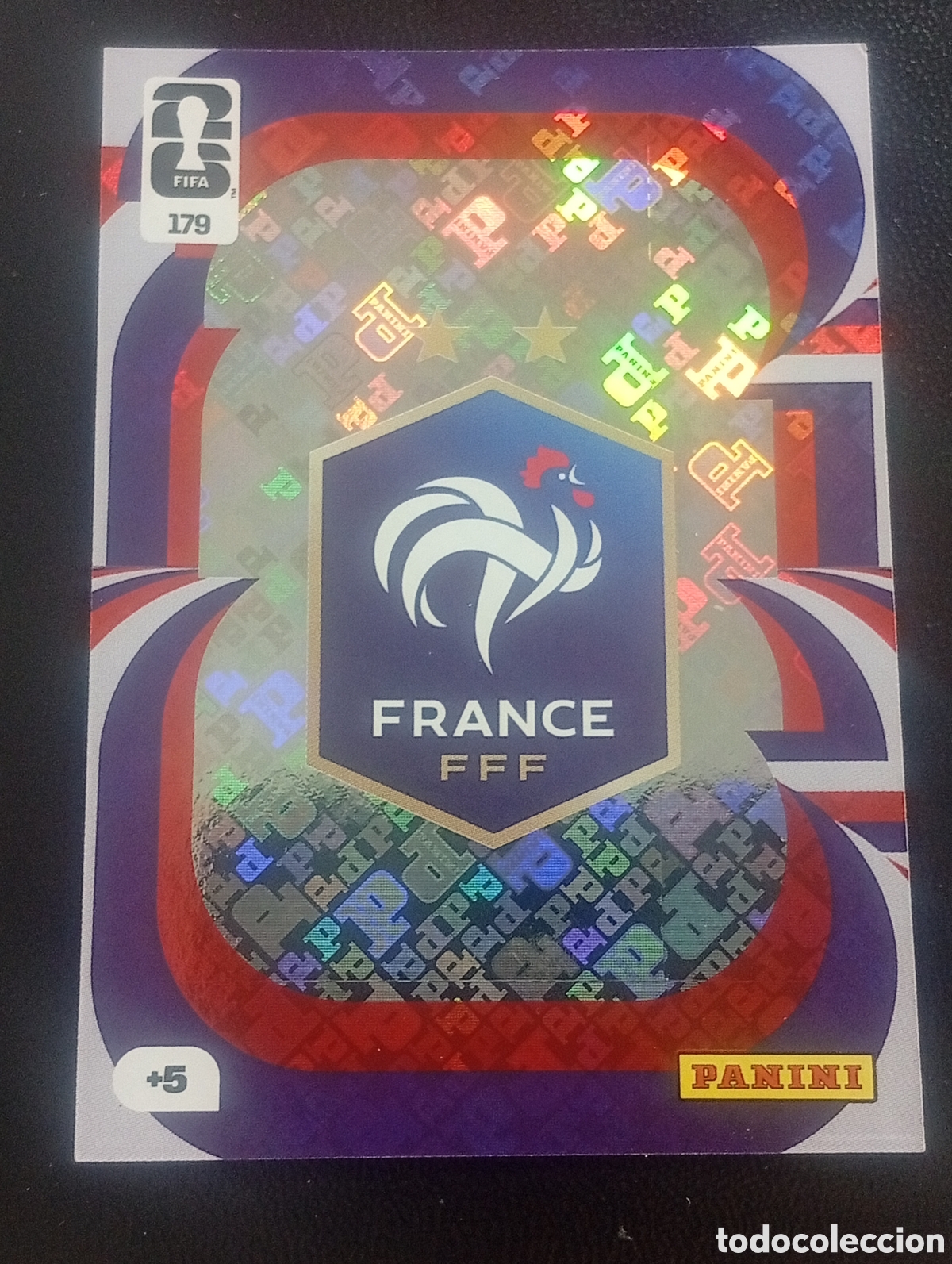 Cromos de f&uacute;tbol: 179 escudo FRANCIA FRANCE ADRENALYN WORLD CUP 2026 MUNDIAL FUTBOL CROMO CARD